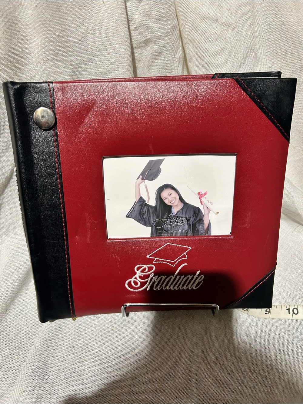 Graduate Photo Album - Red and Black
